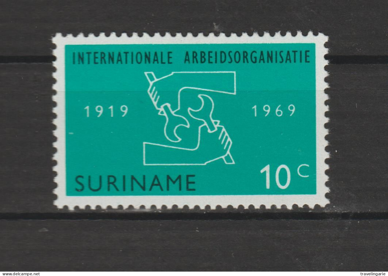 Suriname 1969 I.L.O International Labour Organisation 10 Cent MNH/** - Surinam
