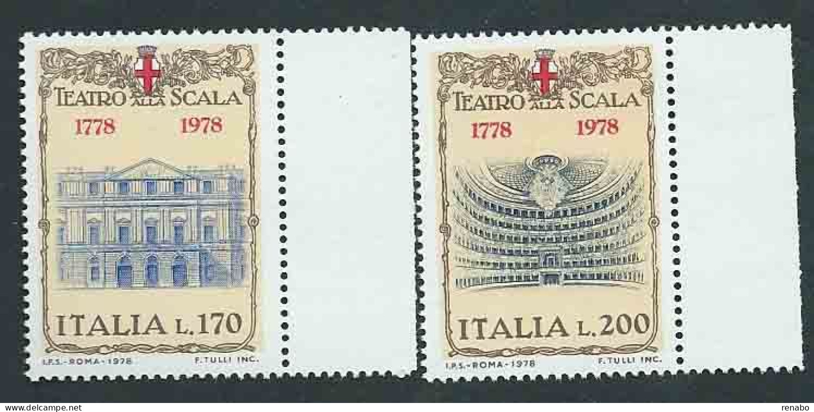 Italia, Italy, Italien, Italie 1978; Teatro Alla Scala A Milano, La Scala Opera House. Serie Completa. - Musik