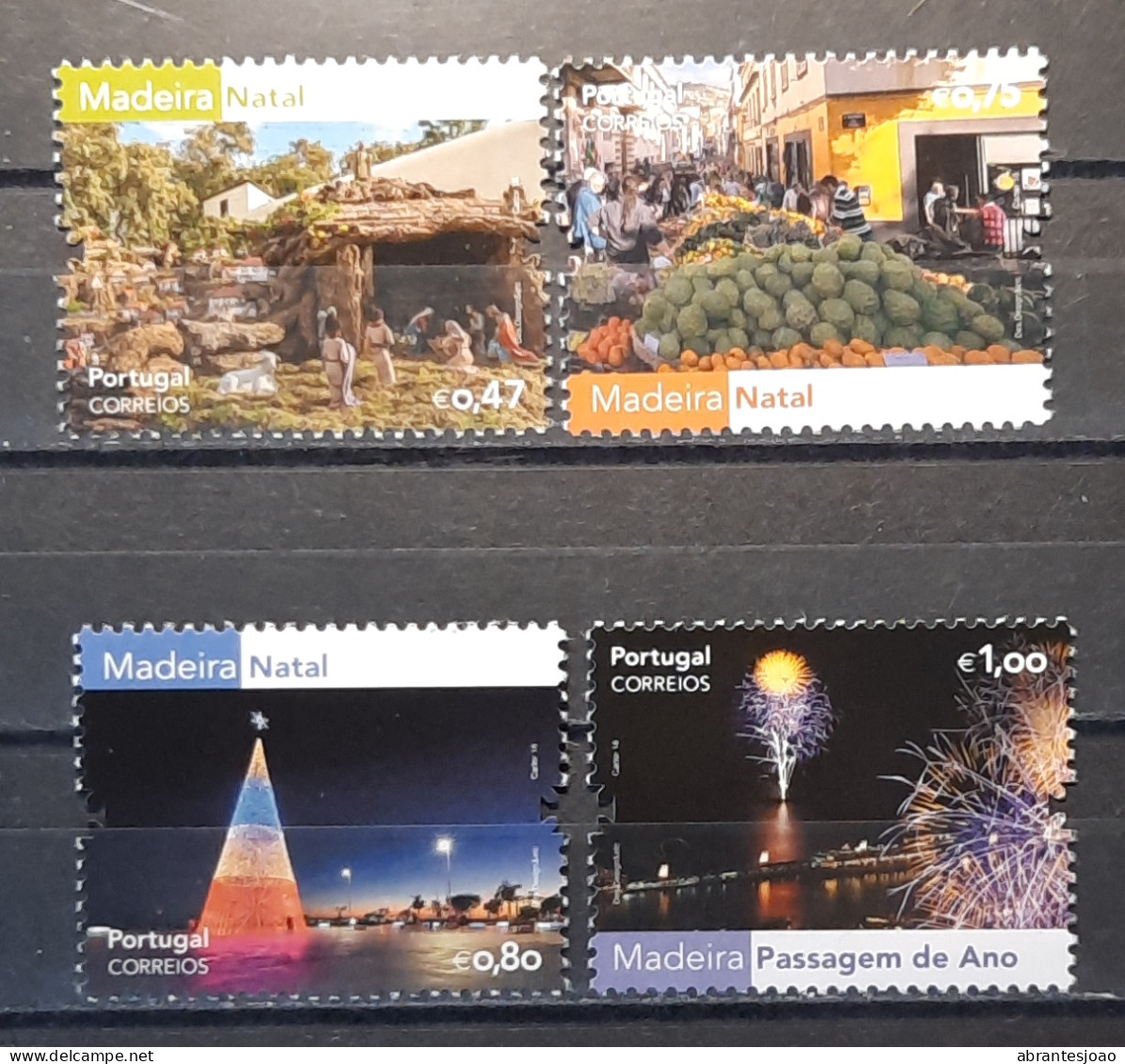 2016 - Portugal - MNH - Madeira - Christmas And New Years'Eve - 4 Stamps - Ongebruikt