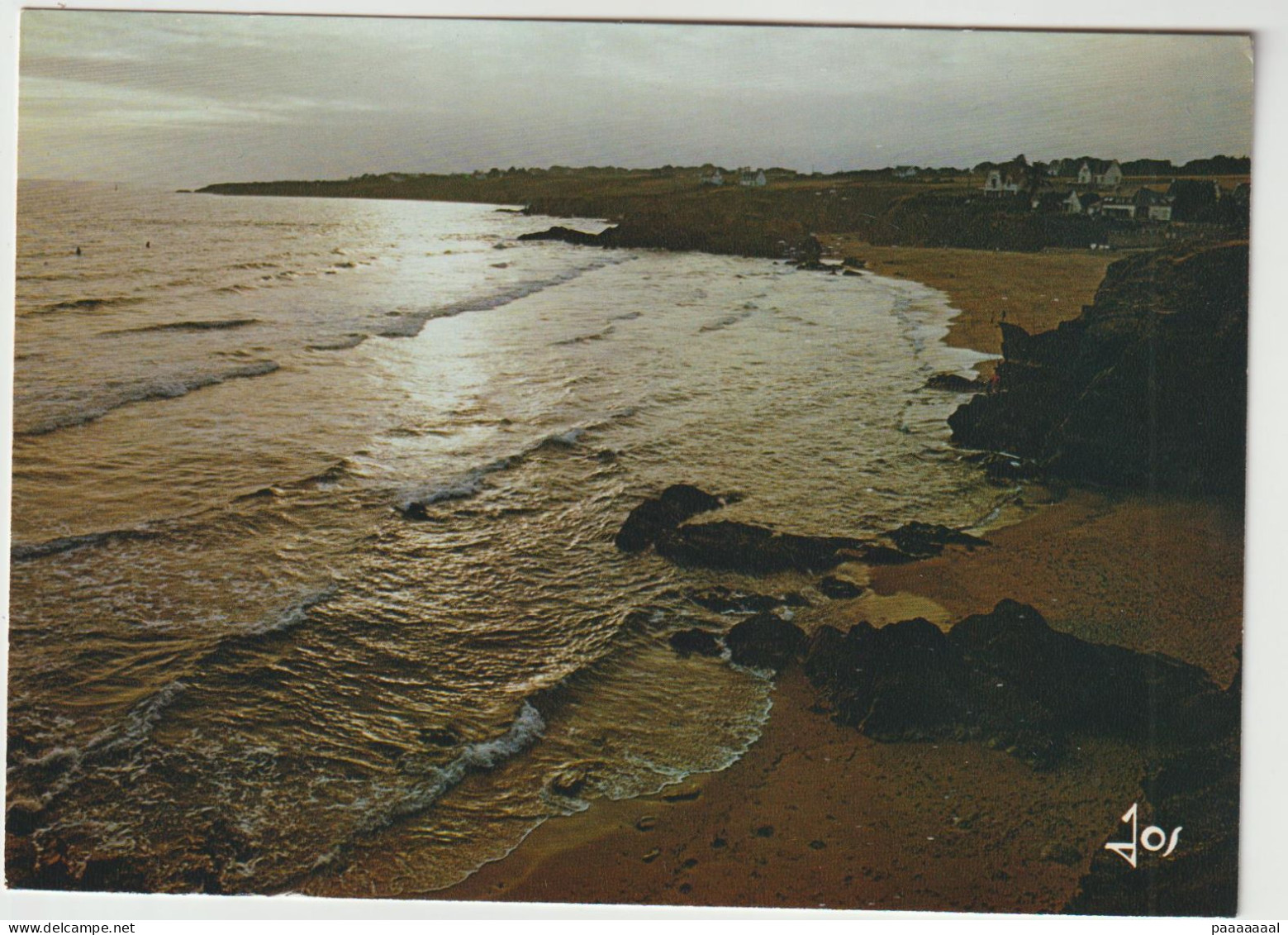 LE POULDU  COUCHER DE SOLEIL SUR LA PLAGE DU KEROU - Le Pouldu