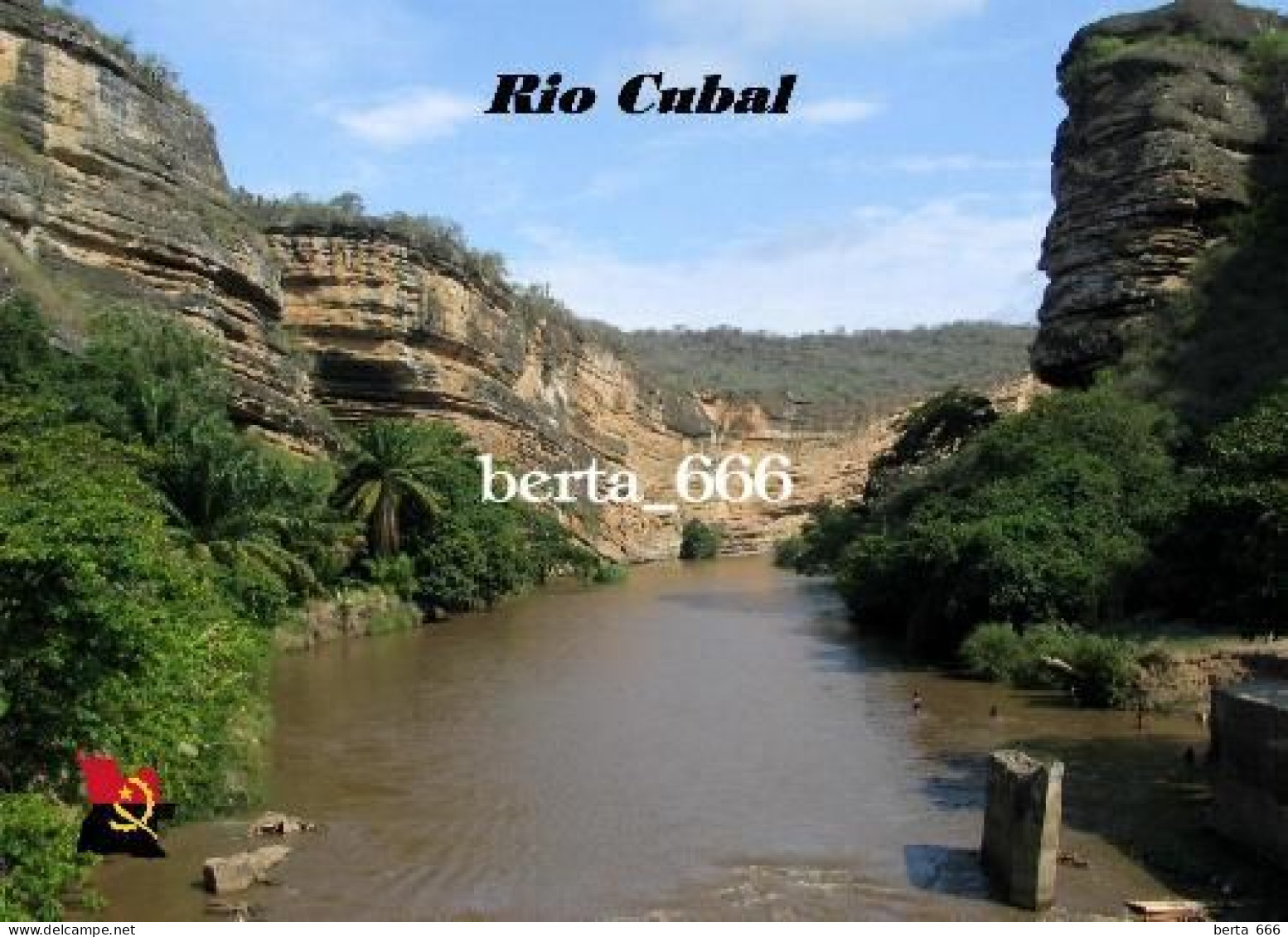 Angola River Cubal New Postcard - Angola