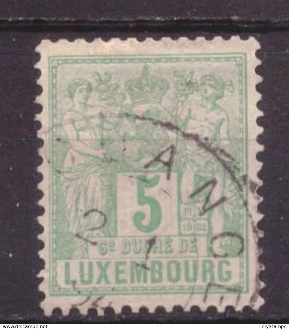 Luxemburg / Luxembourg 48 Used (1882) - 1882 Allegorie