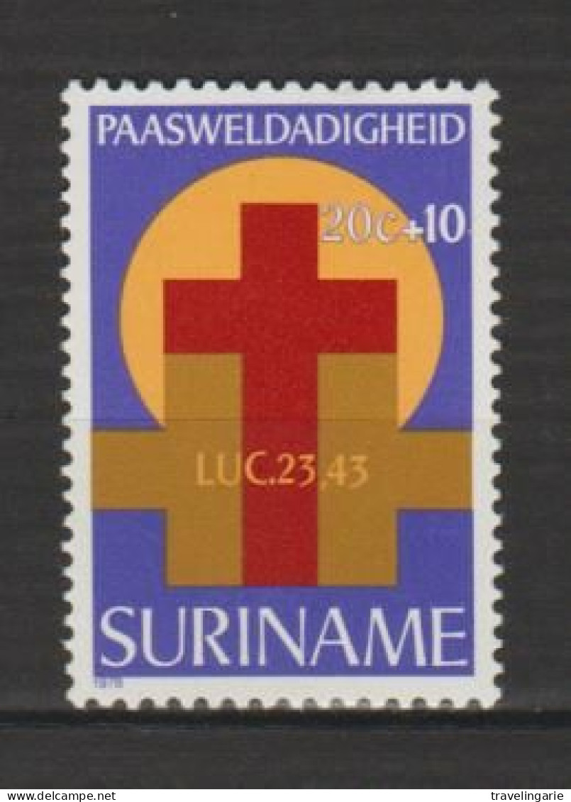 Suriname 1978 Easter 20+10 Cent ** - Surinam