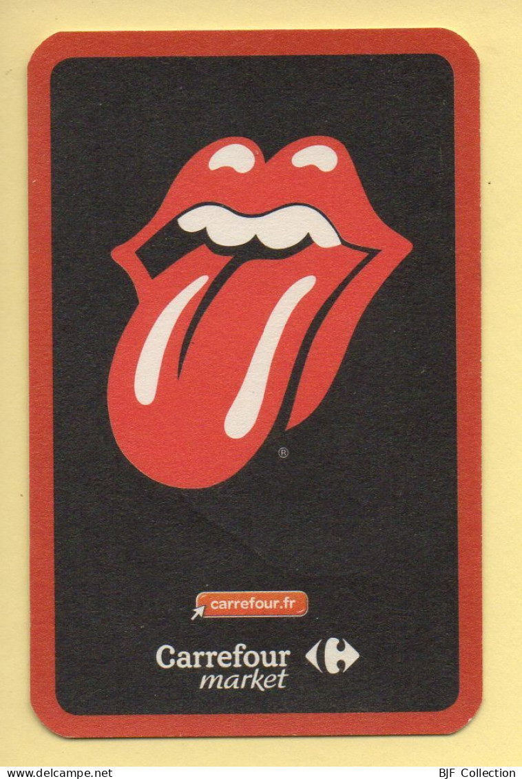 Autocollant : Carte Rolling Stones N° 41/46 / LOGO / Carrefour Market / Année 2012 - Stickers