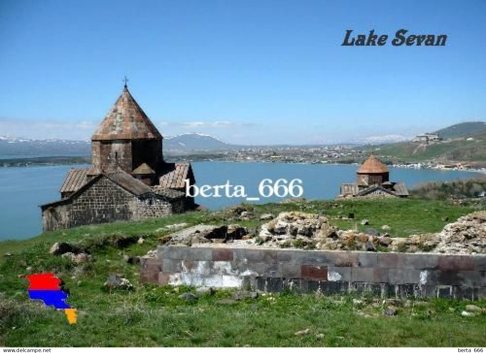 Armenia Lake Sevan Sevanavank Churches New Postcard - Arménie