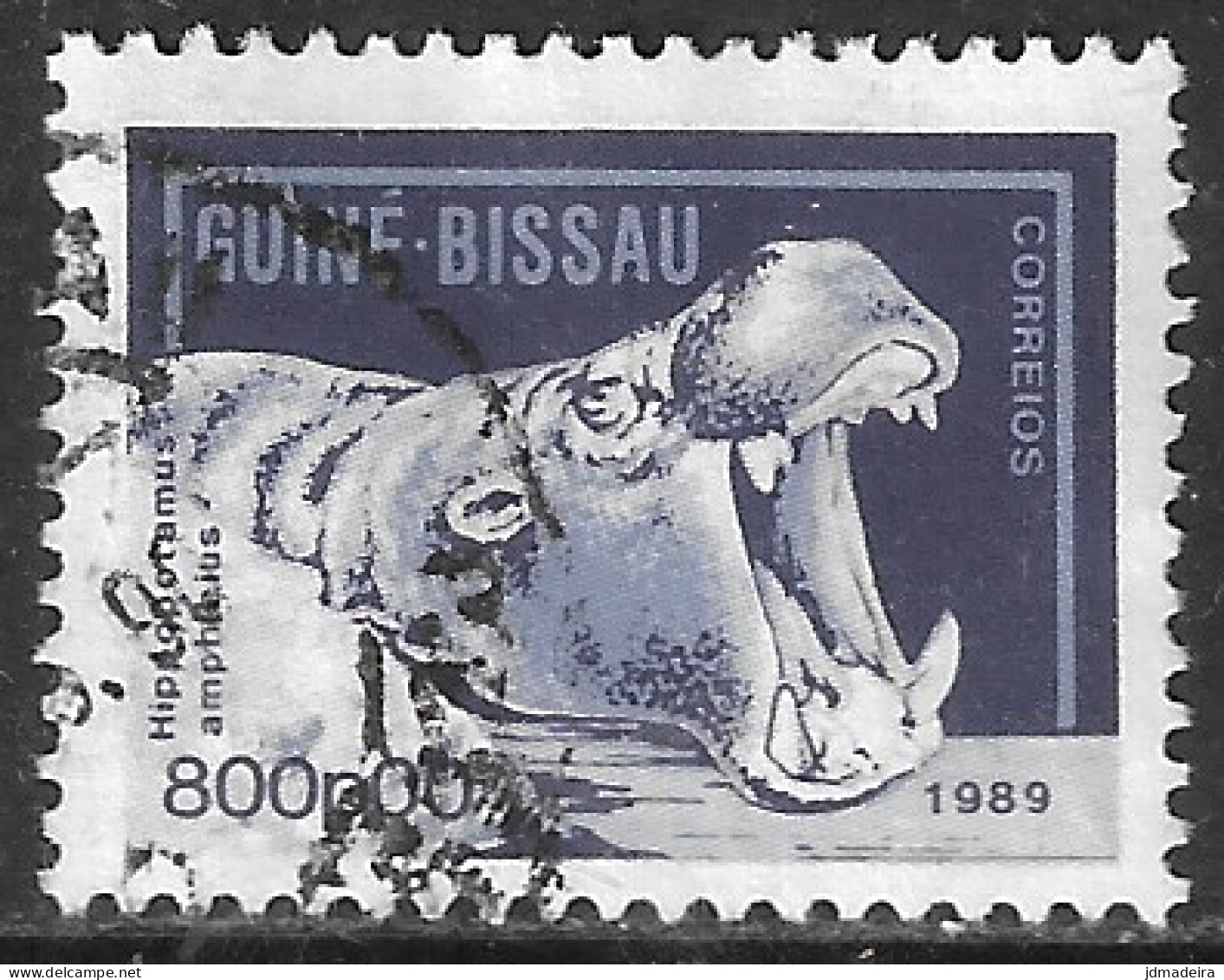 GUINE BISSAU – 1989 Animals 800P00 Used Stamp - Guinea-Bissau
