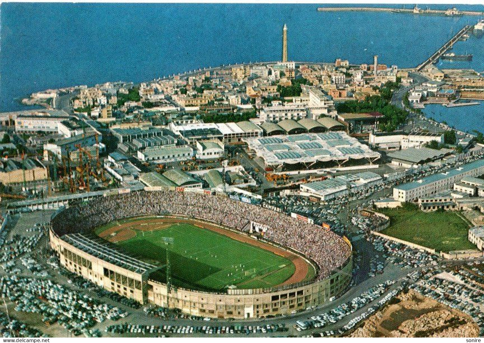 Stadio Estadio Stadium Stade Bari Lo Stadio Dall'aereo - VG FG - C406 - Stadien