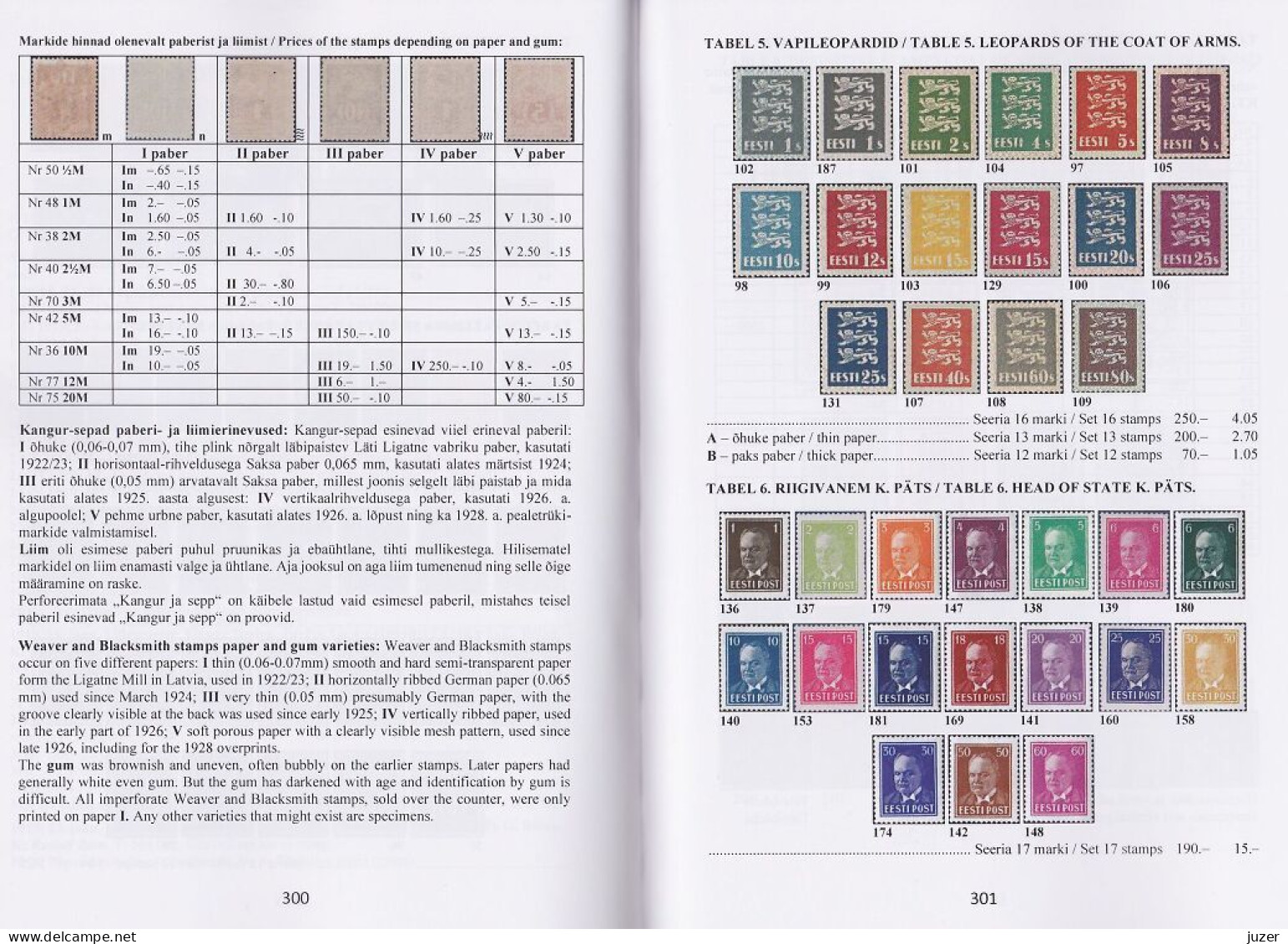 Estnische Briefmarken/Ganzsachen-Katalog 1918-2023 (Vapimark) 2024