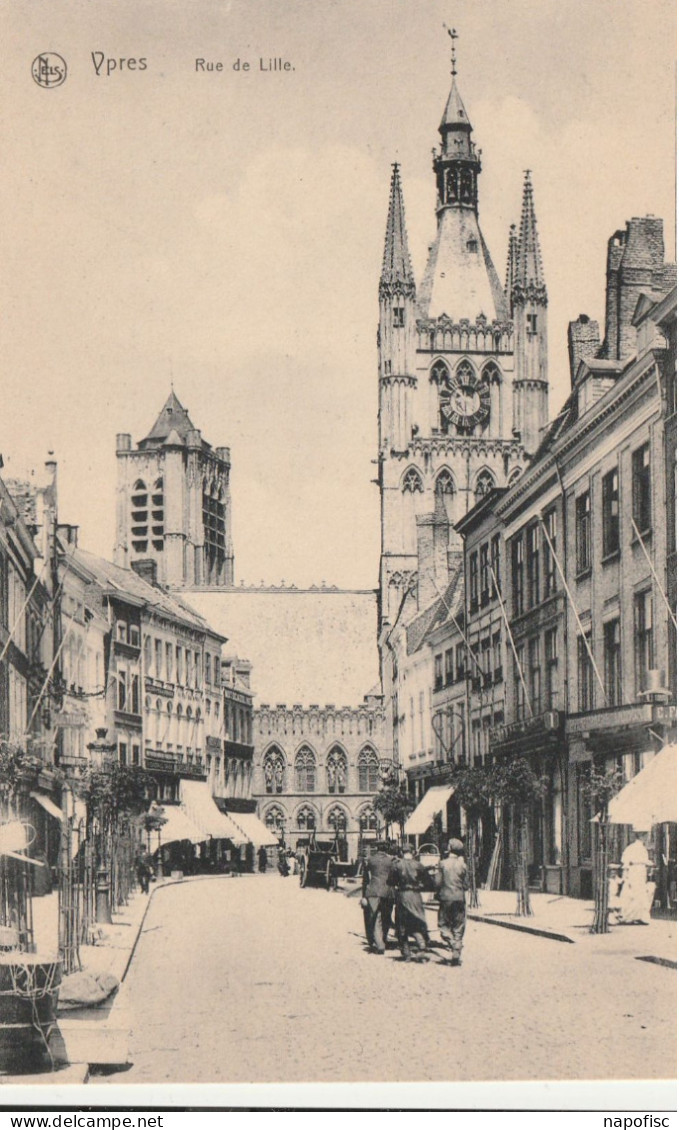 104-Ieper-Ypres Rijselstraat Rue De Lille - Ieper