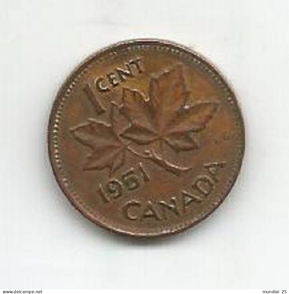 CANADA 1 CENT 1951 - Canada