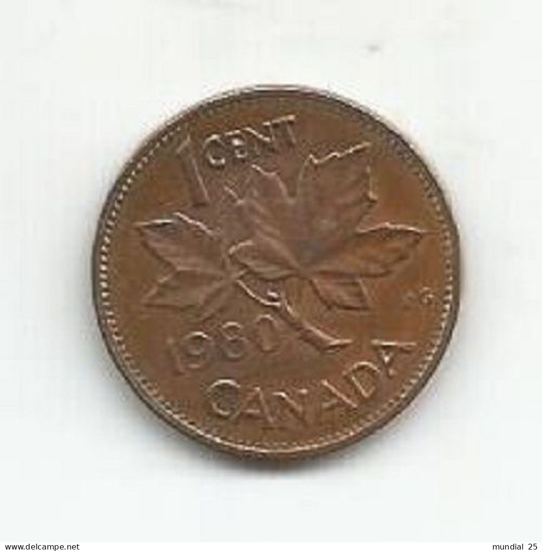 CANADA 1 CENT 1980 - Canada