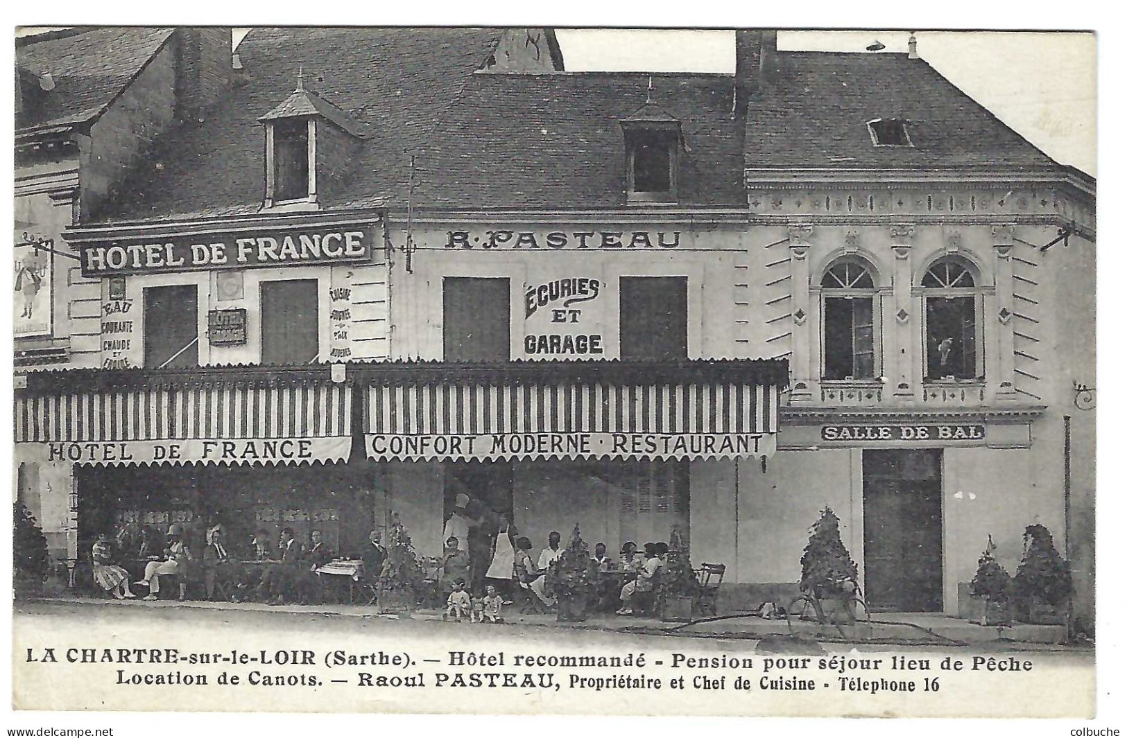 72 - La CHARTRE-sur-le-LOIR +++ Hôtel De France +++ Raoul Pasteau, Propriétaire +++ - Andere & Zonder Classificatie