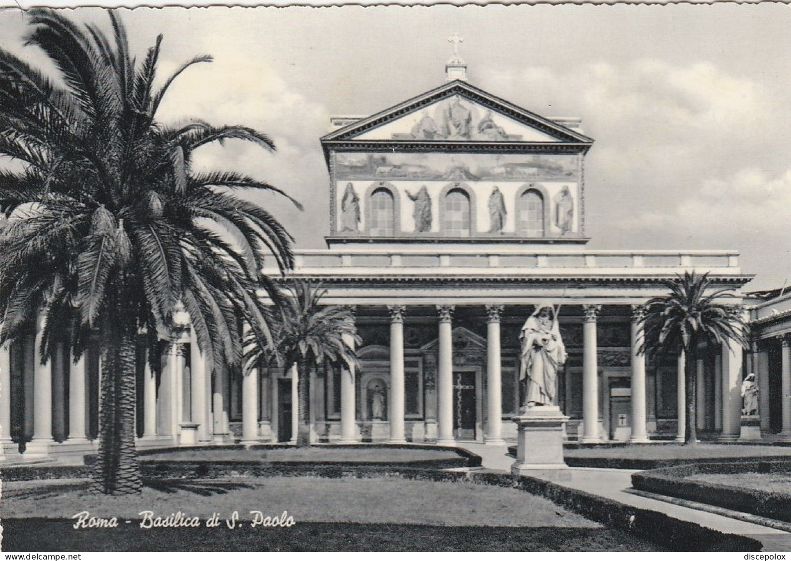 AD226 Roma - Basilica Di San Paolo - La Facciata / Viaggiata 1963 - Chiese