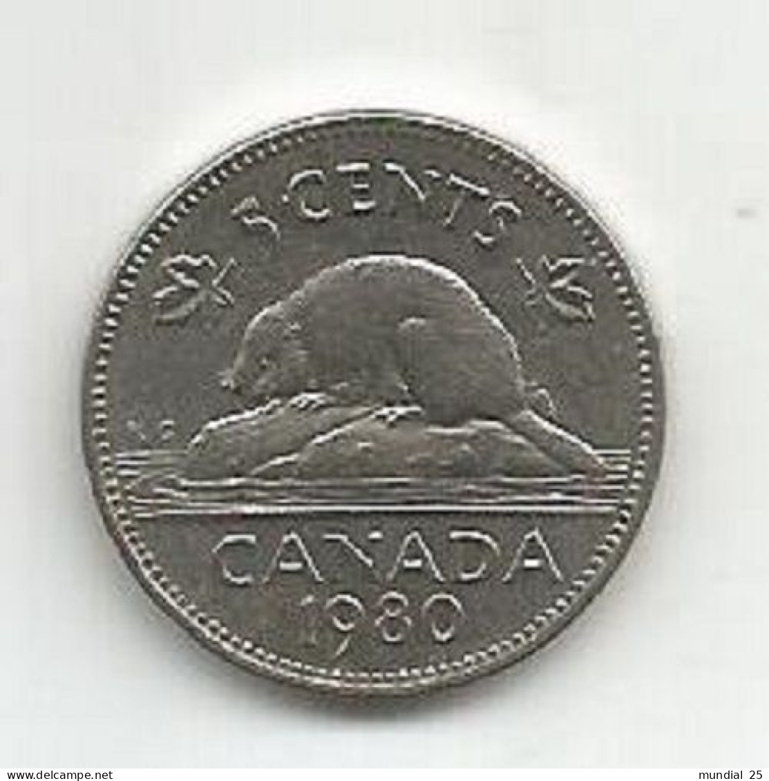 CANADA 5 CENTS 1980 - Canada