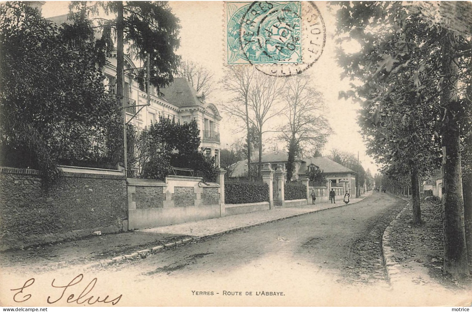 YERRES - Route De L'abbaye. - Yerres