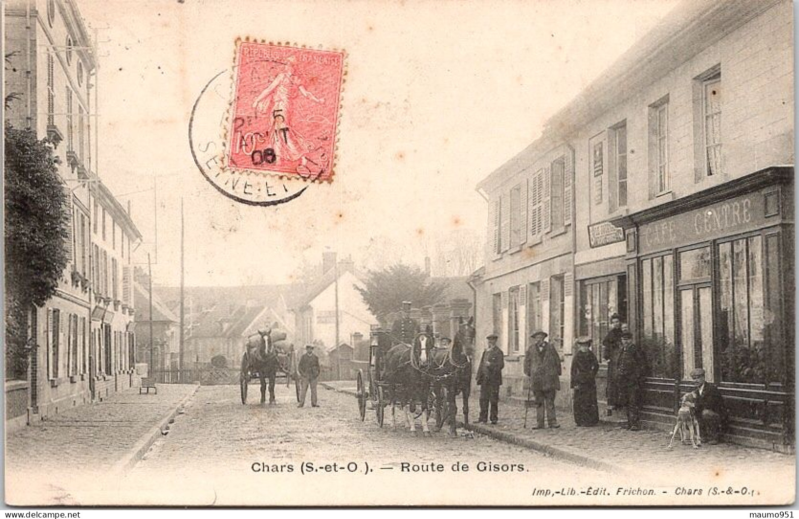 95 CHARS - Route De Gisors - Chars