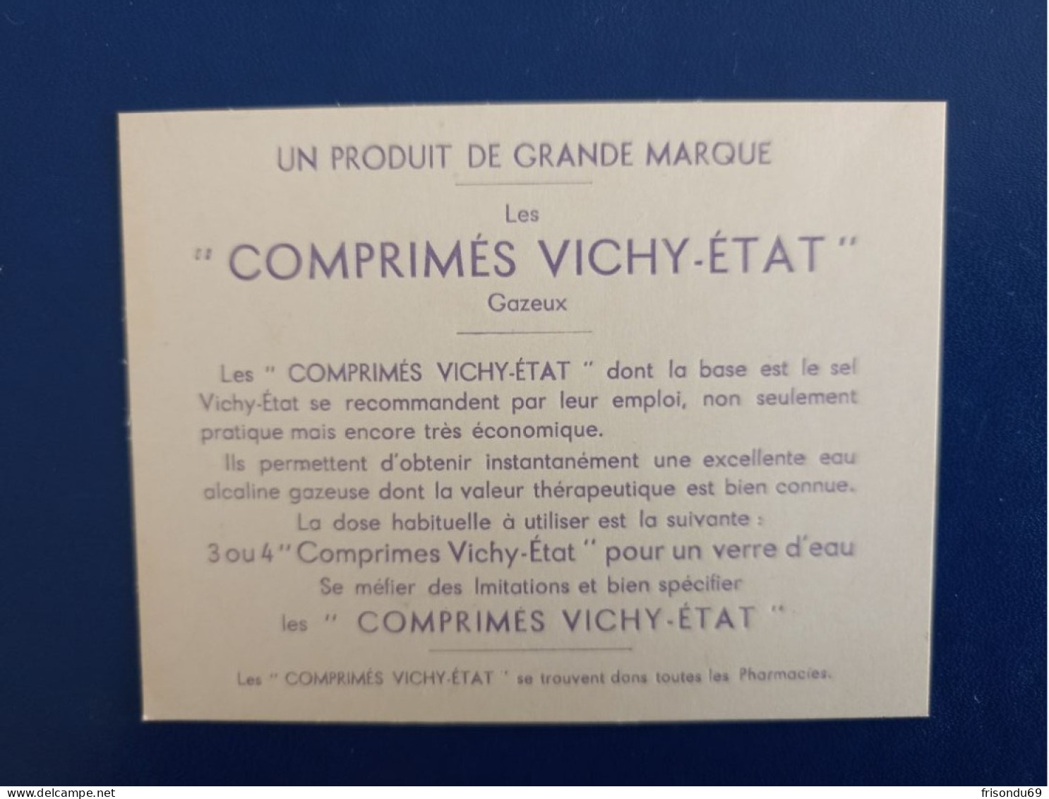 Les "comprimés Vichy - Etat " - Advertising
