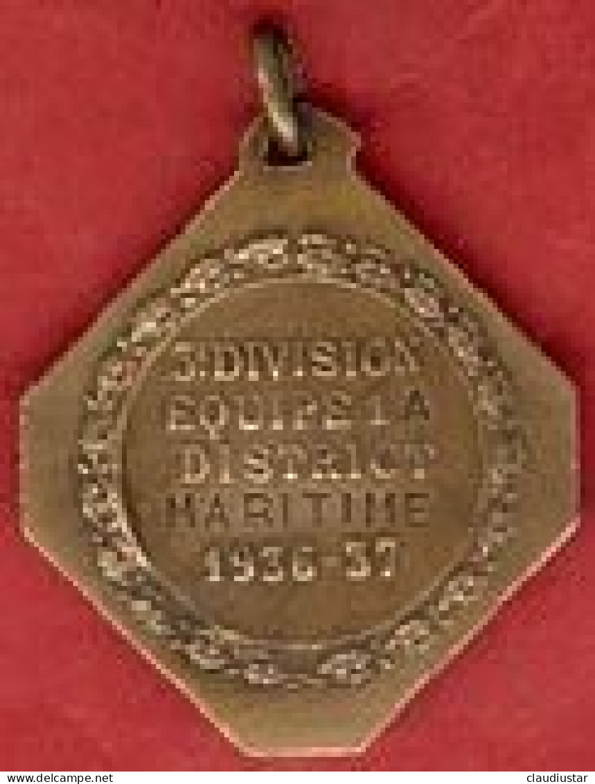 ** MEDAILLE  L. N. F. A.  1936 - 37 ** - Rowing