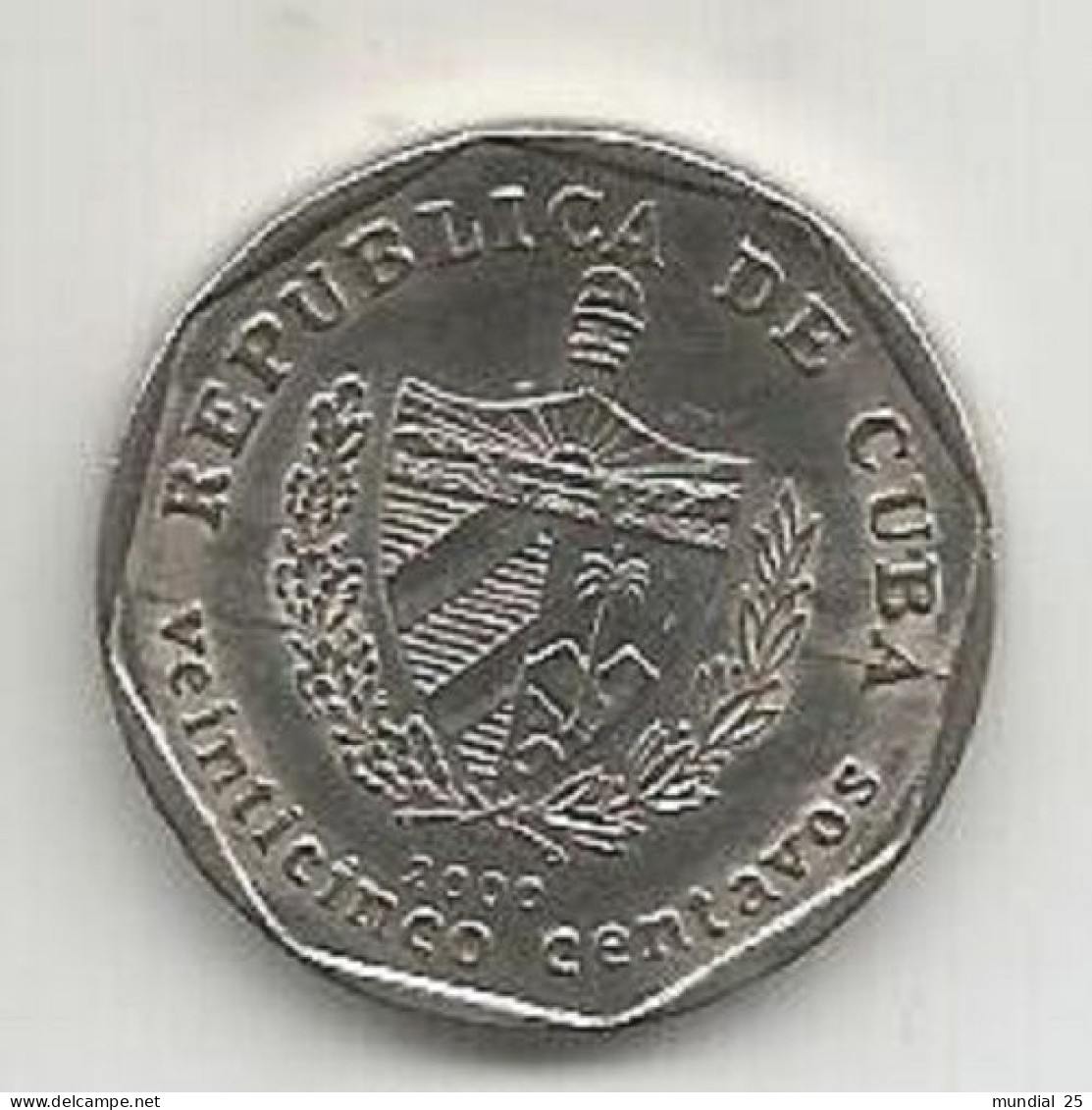 CUBA 25 CENTAVOS 2000 - CONVERTIBLES - Kuba