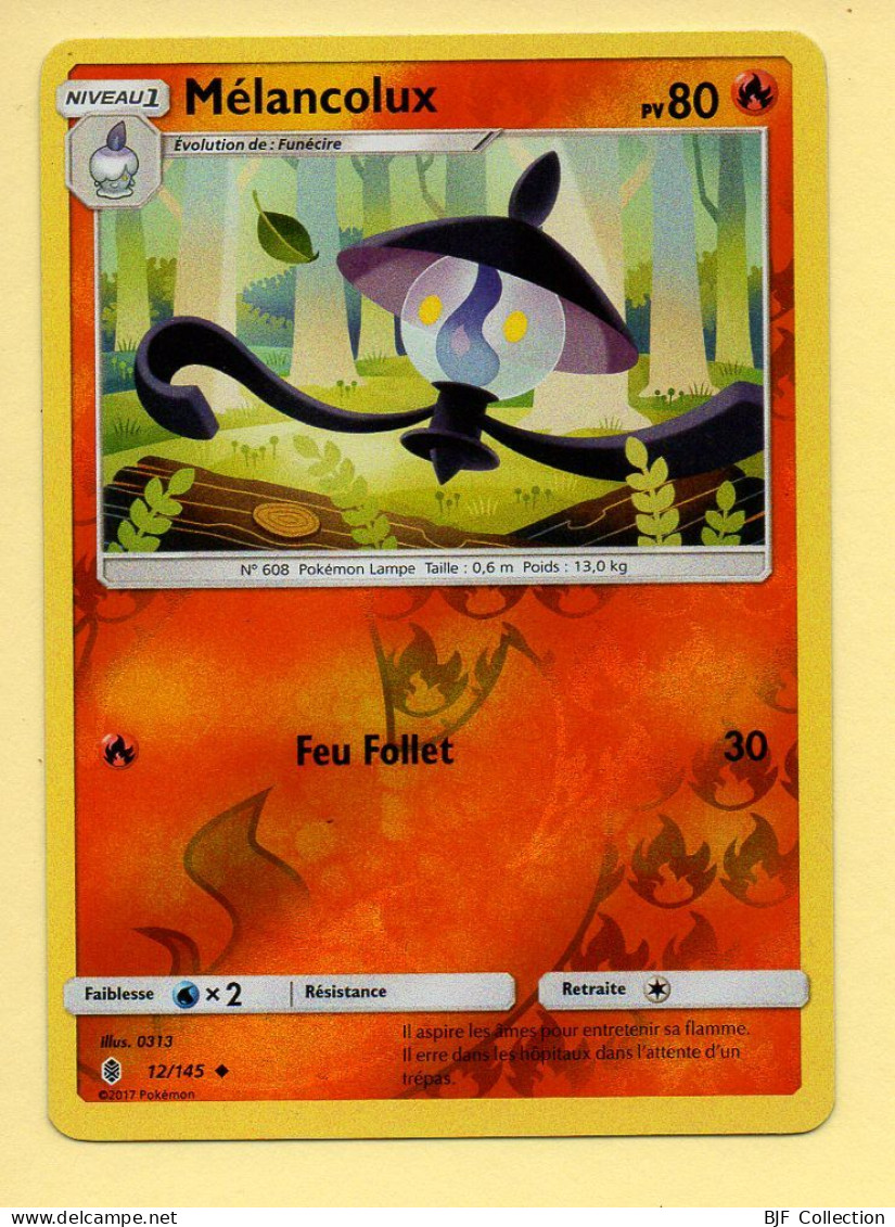 Pokémon N° 12/145 – MELANCOLUX (Reverse) Soleil Et Lune - Gardiens Ascendants - Soleil & Lune