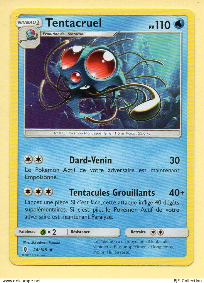 Pokémon N° 24/145 – TENTACRUEL / Soleil Et Lune - Gardiens Ascendants - Sonne Und Mond