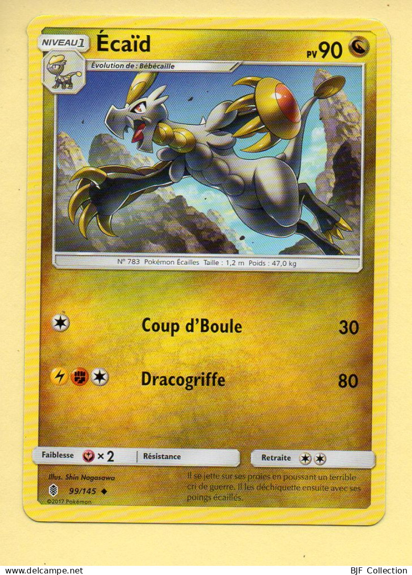 Pokémon N° 99/145 – ECAID / Soleil Et Lune - Gardiens Ascendants - Soleil & Lune