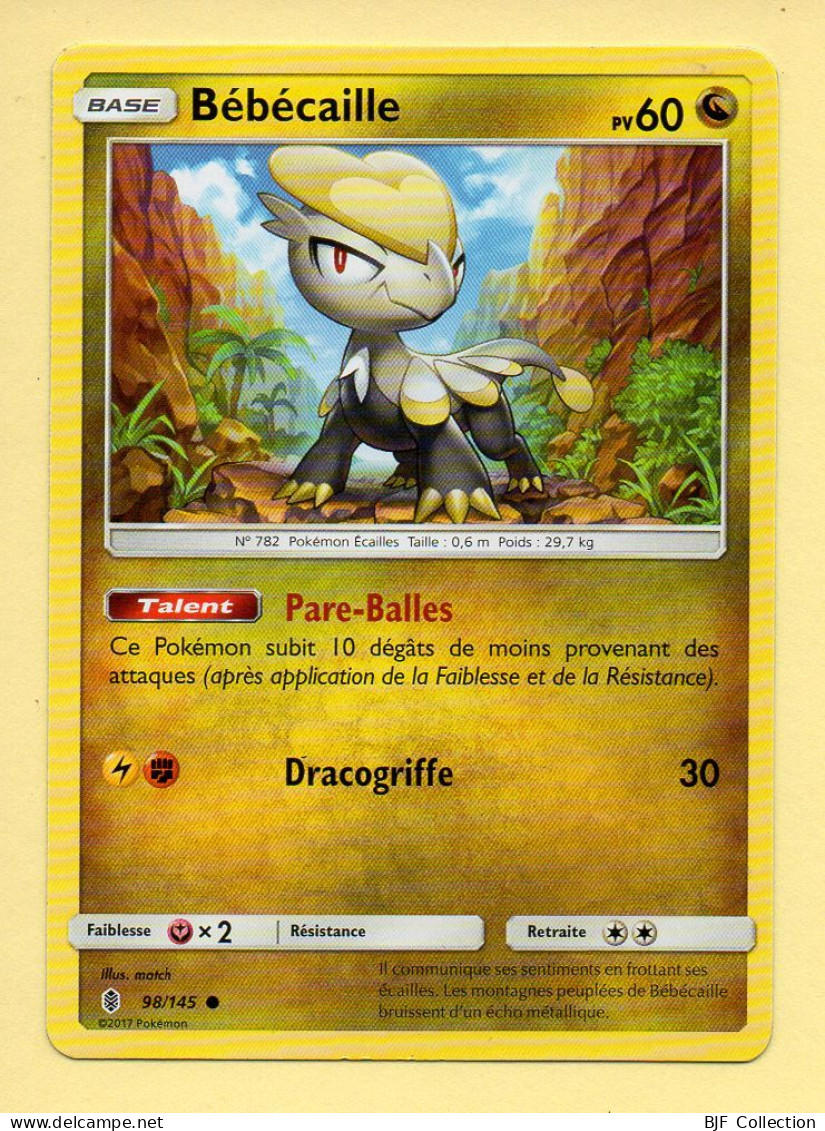 Pokémon N° 98/145 – BEBECAILLE / Soleil Et Lune - Gardiens Ascendants - Sole E Luna