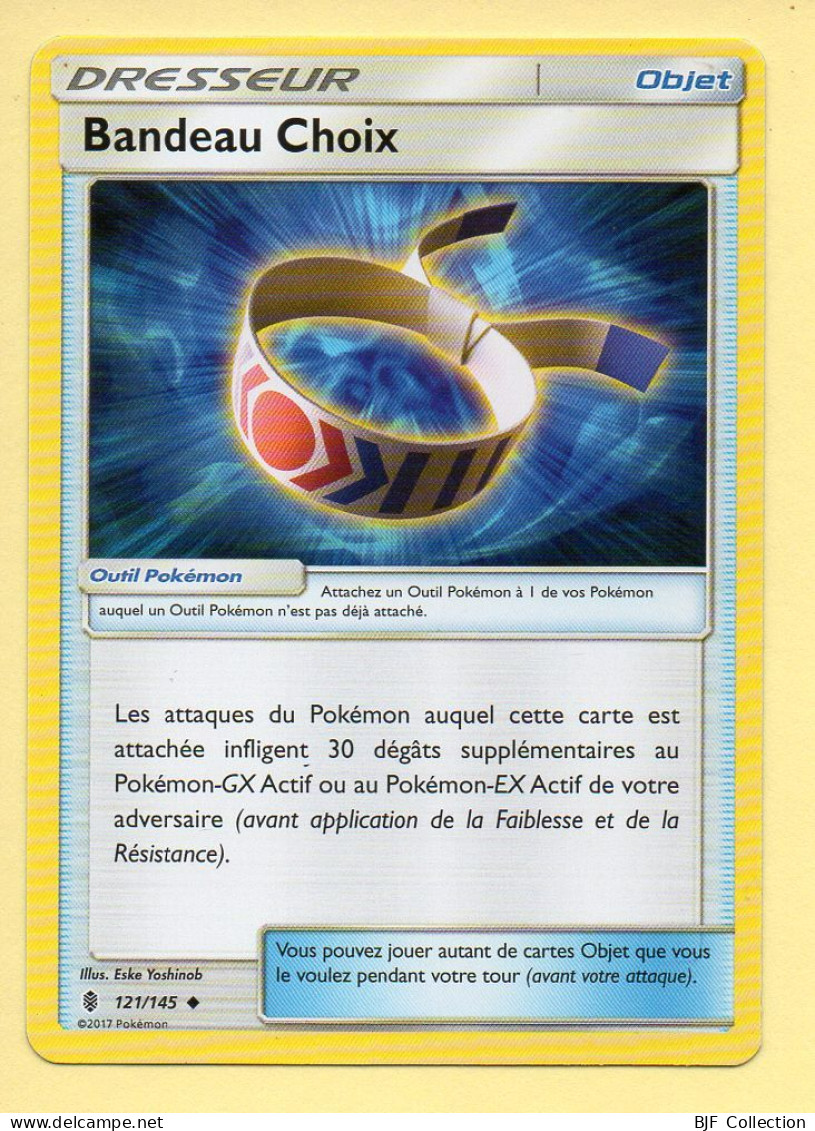 Pokémon N° 121/145 – Dresseur / Objet – BANDEAU CHOIX / Soleil Et Lune - Gardiens Ascendants - Soleil & Lune