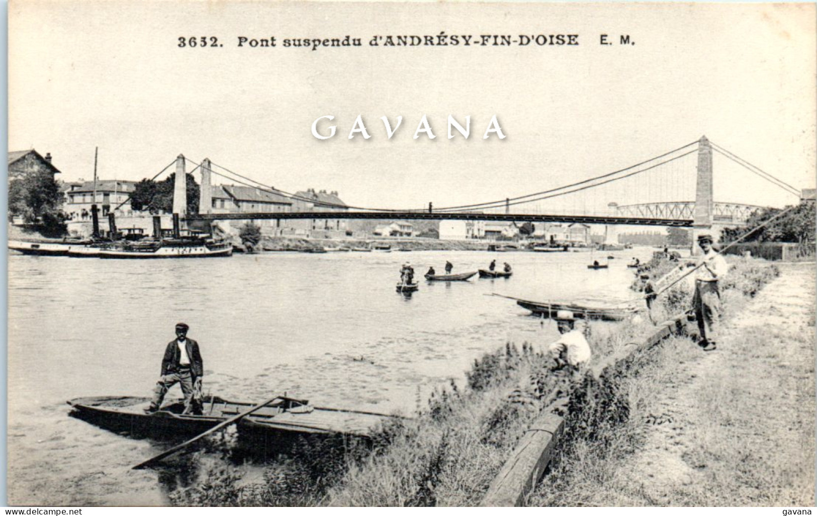 78 Pont Suspendu D'ANDRESY - FIN-d'OISE - Andresy