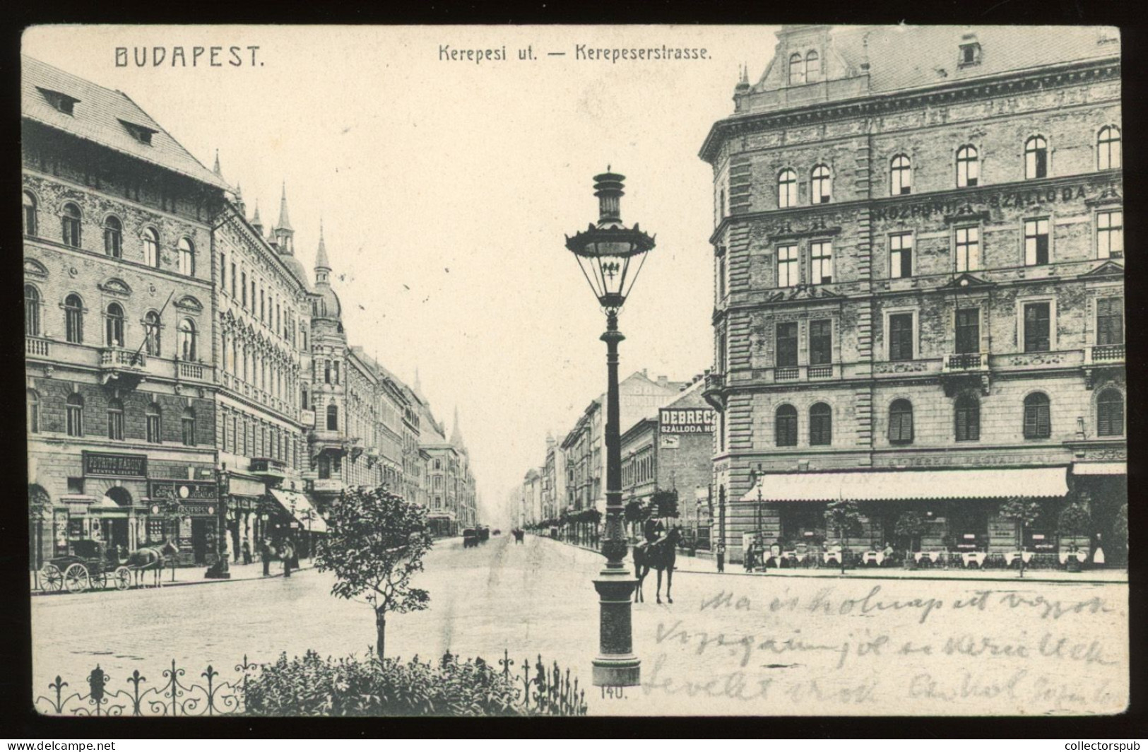 HUNGARY BUDAPEST Old Postcard  1906. - Hungary