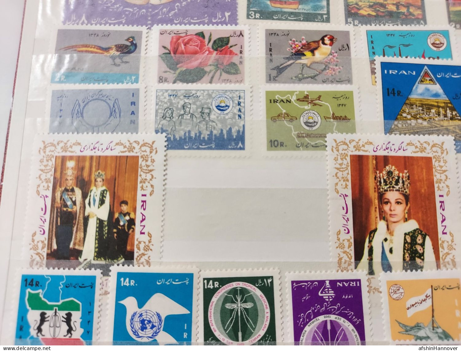 Iran Shah Pahlavi  سری کامل تمبرهای یادگاری سال 1347  Commemorative Stamps Issued In Year 1347 (21/3/1968-20/3/1969) - Iran