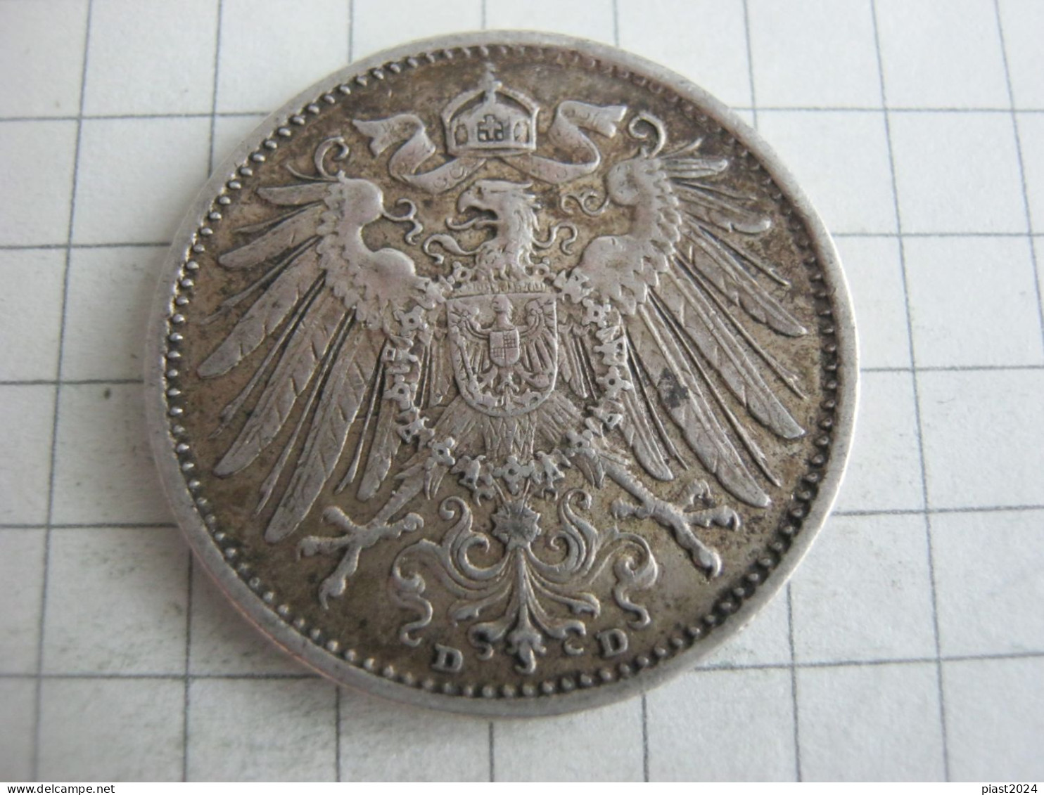 Germany 1 Mark 1914 D - 1 Mark