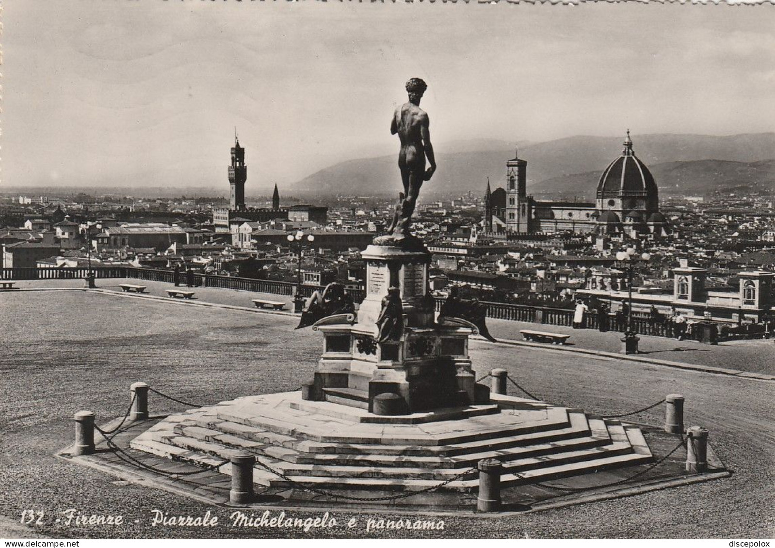 AD235 Firenze - Piazzale Michelangelo E Panorama Della Città / Viaggiata 1966 - Firenze (Florence)