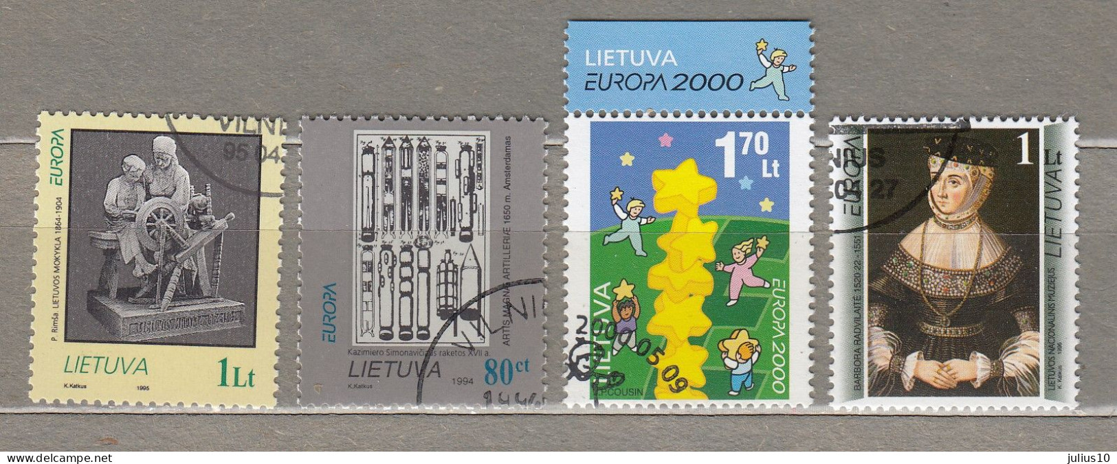 LITHUANIA Europa Single Stamps  Used(o) #Lt818 - Lituanie