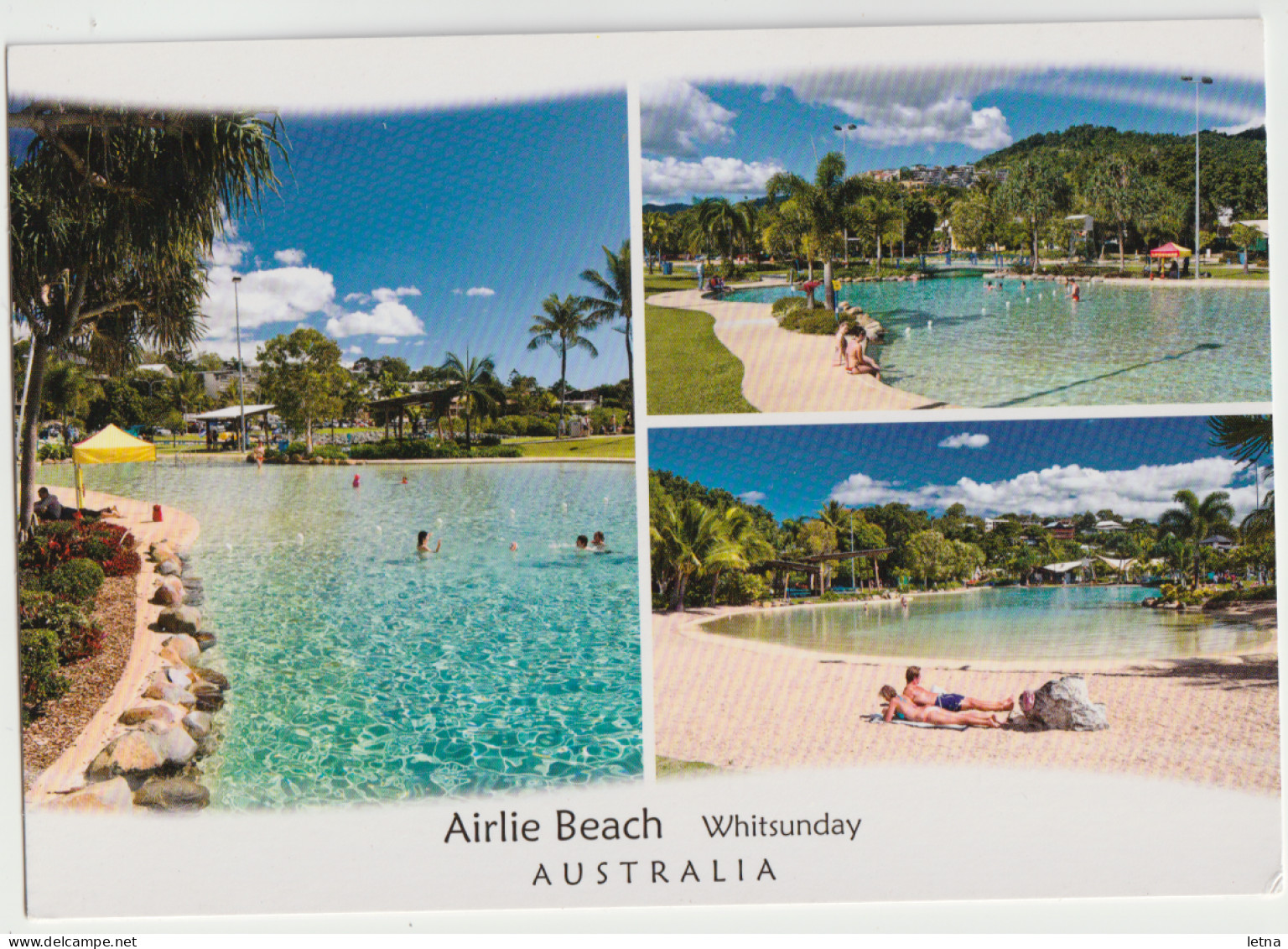 Australia QUEENSLAND QLD Pool Views AIRLIE BEACH Whitsunday Murray Views WIT009A Postcard C1990s - Mackay / Whitsundays