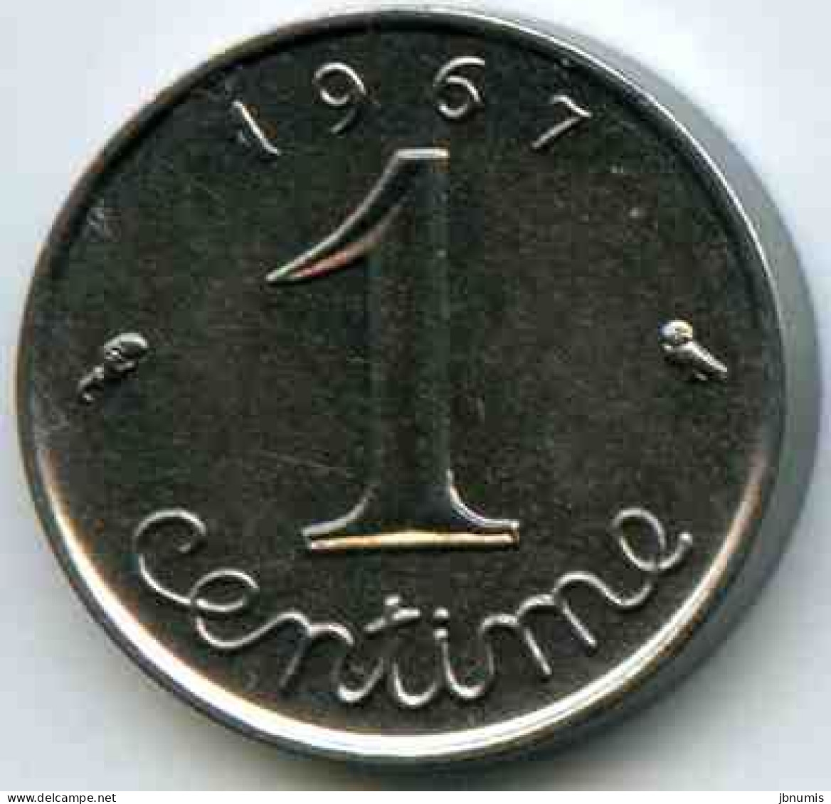 France 1 Centime 1967 GAD 91 KM 928 - 1 Centime