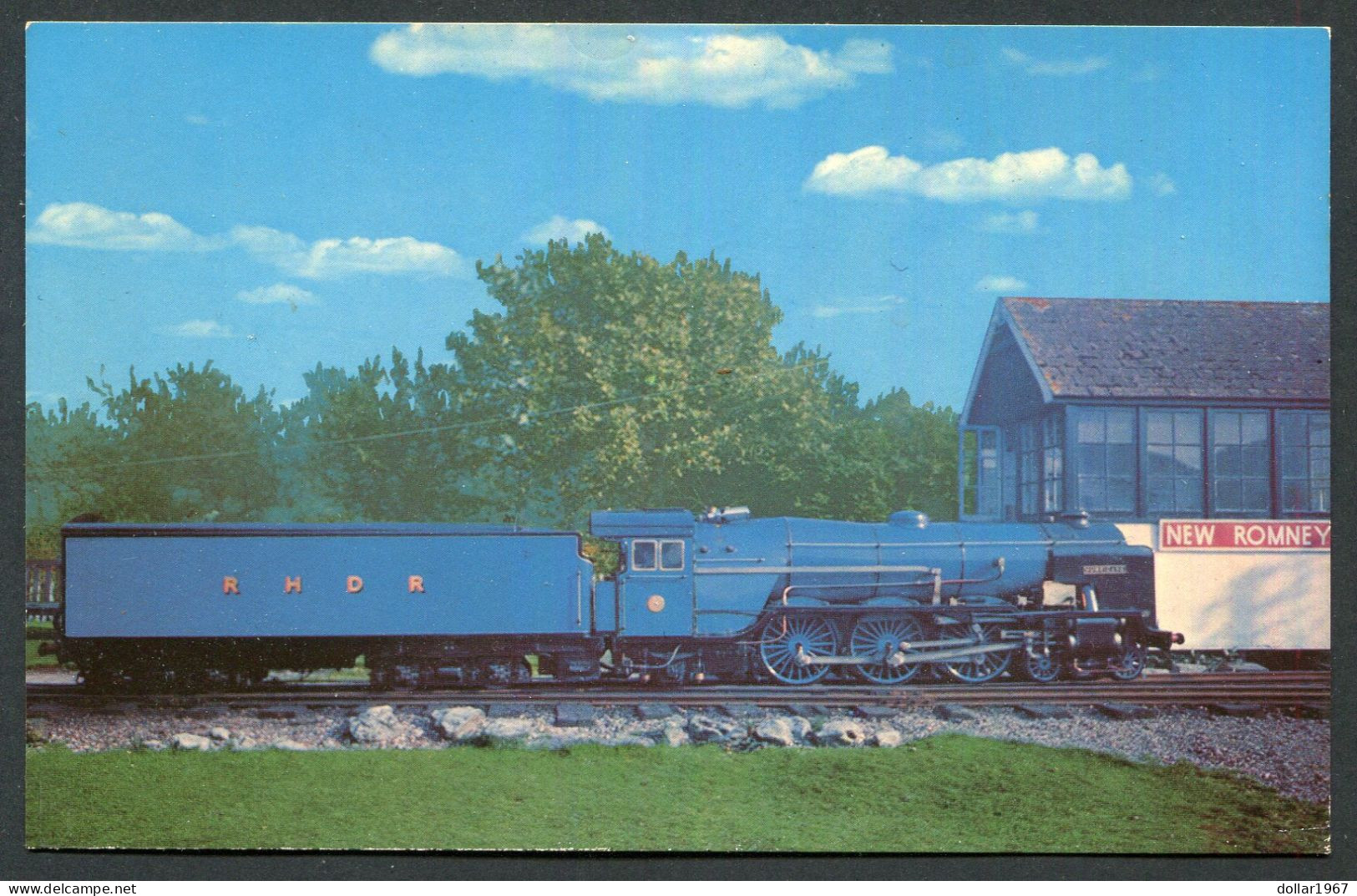 Hurricane- R.H.D.RYL -Type Loco: Built. 1926 , Davey Paxman -  Used 2 Scans For Condition.(Originalscan !!) - Gares - Avec Trains