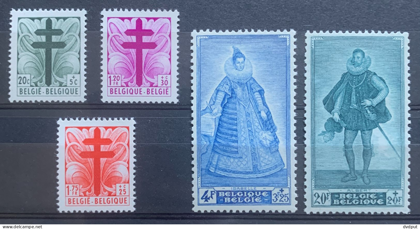 België, 1948, Nr 787/91, Postfris**, OBP 56€ - Unused Stamps