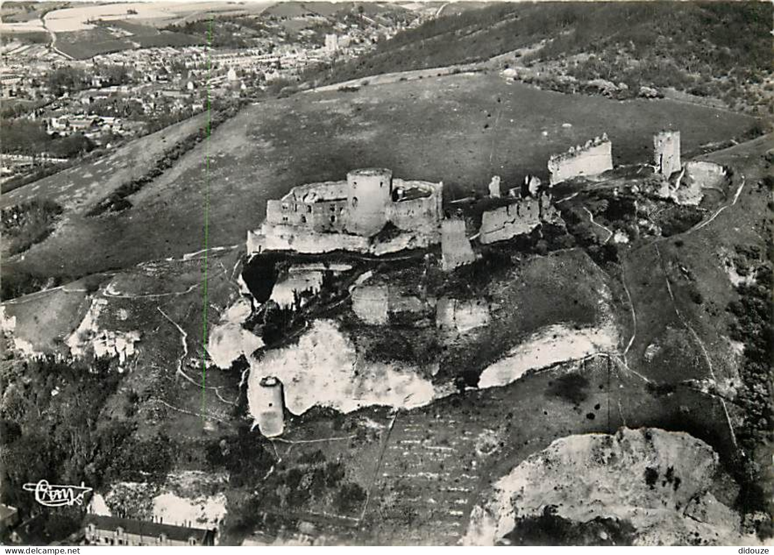 27 - Les Andelys - Le Château Gaillard - Vue Aérienne - Mention Photographie Véritable - Carte Dentelée - CPSM Grand For - Les Andelys