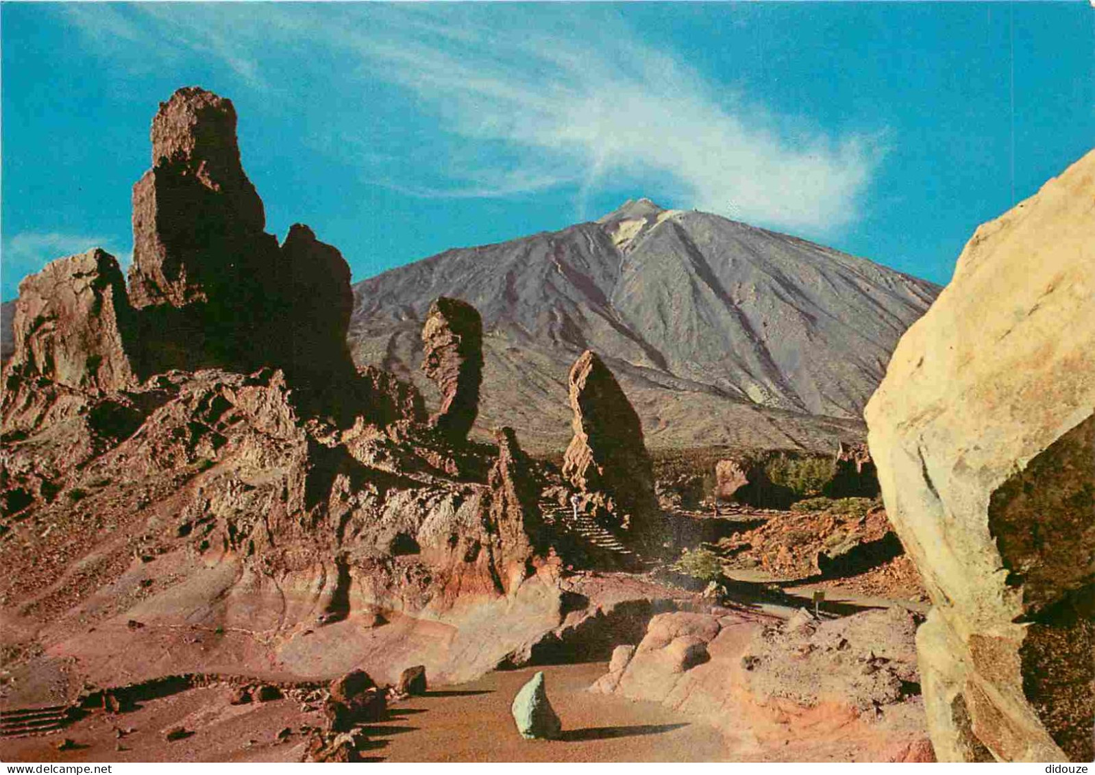 Espagne - Espana - Islas Canarias - Tenerife - El Teide - El Pico Visto Desde Los Roques - Le Pic Vu Des Roques - Volcan - Tenerife