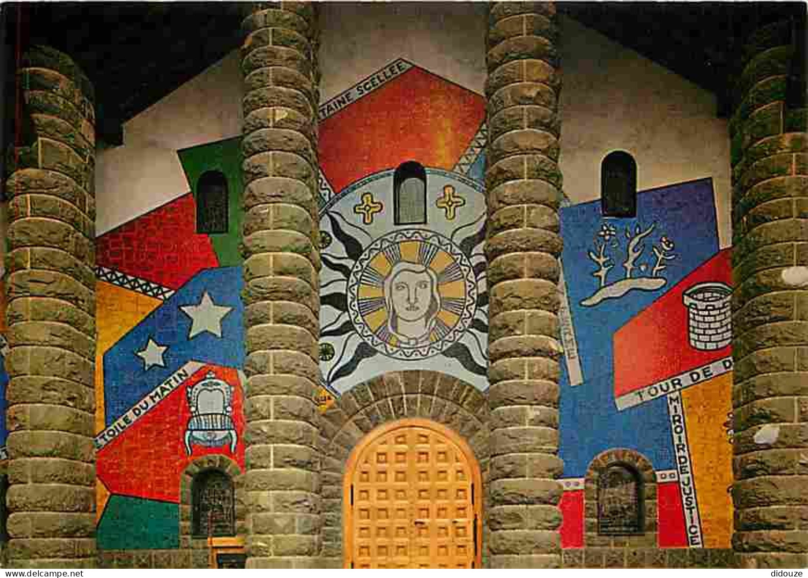 Art - Art Religieux - Plateau D'Assy - Notre Dame De Toute Grace - Fresque De Fernand Léger En Façade - CPM - Voir Scans - Tableaux, Vitraux Et Statues