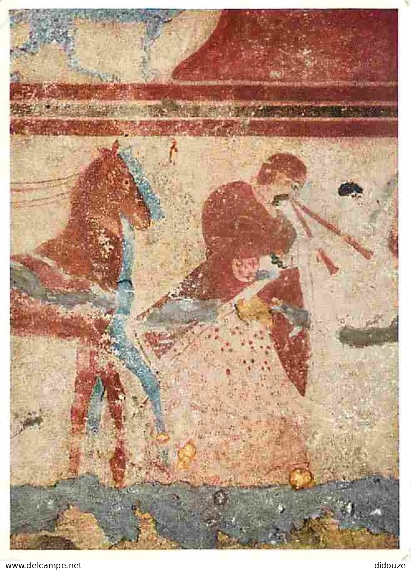 Art - Antiquités - Pitture Etrusche Di Tarquinia - Tomba Francesca Giustiniani - Particolare - CPM - Voir Scans Recto-Ve - Antiquité