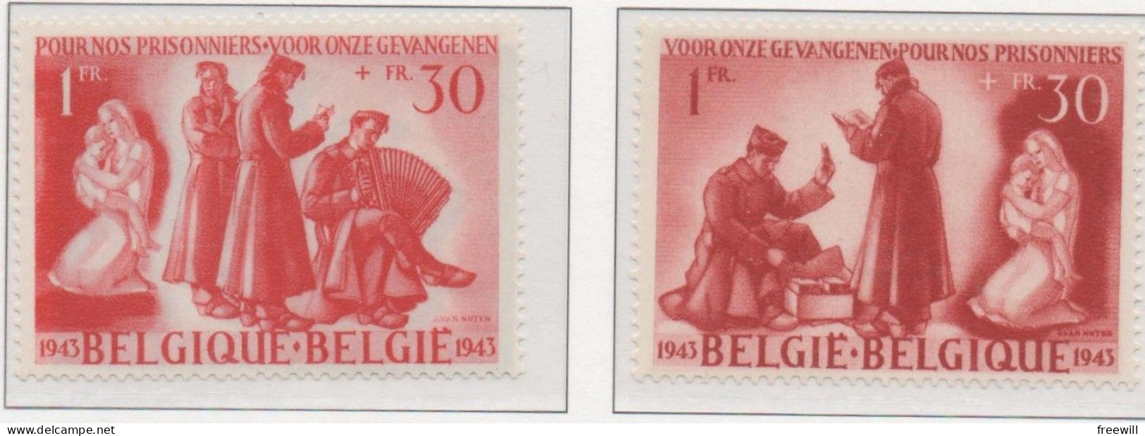 Au Profit Des Prisonniers De Guerre  1943 Xxx - Unused Stamps
