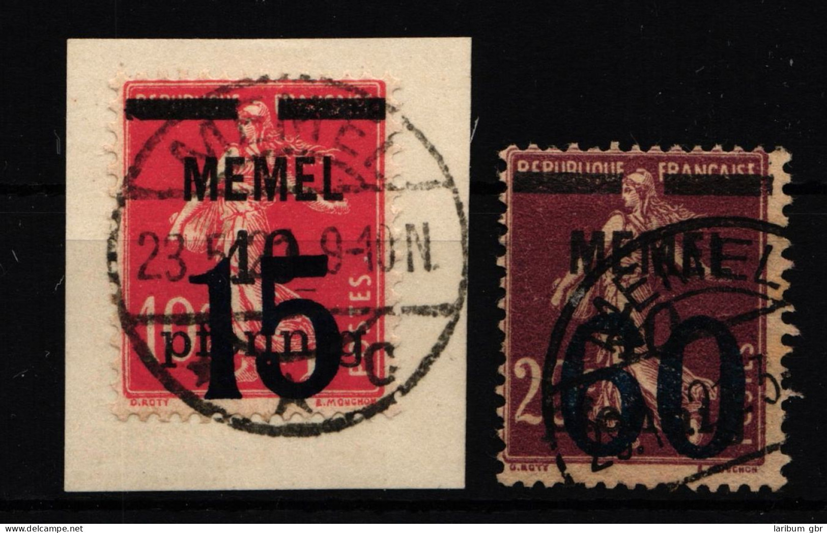 Memel 34-35 Gestempelt #IE291 - Memel (Klaïpeda) 1923