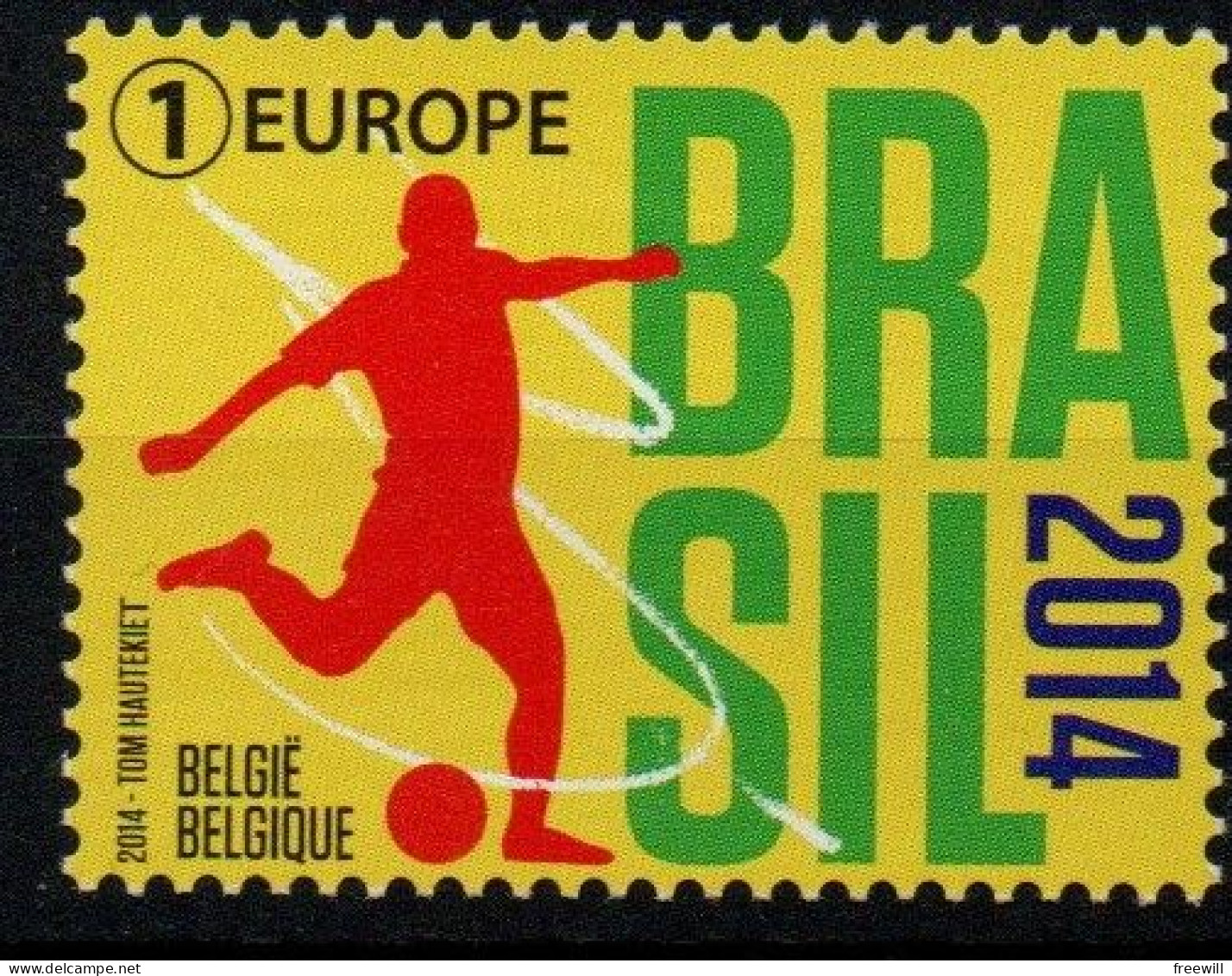 Belgique België Belgium   World Cup 2014 XXX - Unused Stamps