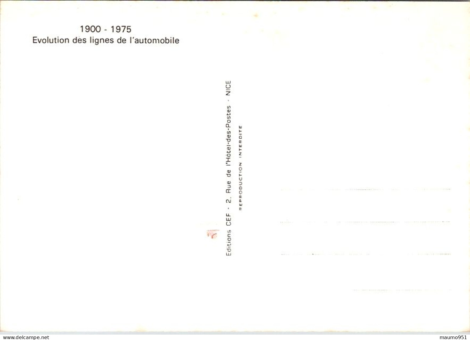 DELAHAYE 135 M 1940 - Voiture / Evolution Des Lignes Automobile - Carte Philatélique Avec Timbre Monaco 1975 - Sonstige & Ohne Zuordnung