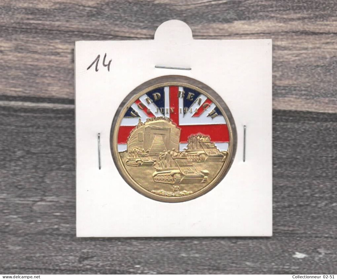 Médaille Souvenirs : Gold Beach - Other & Unclassified