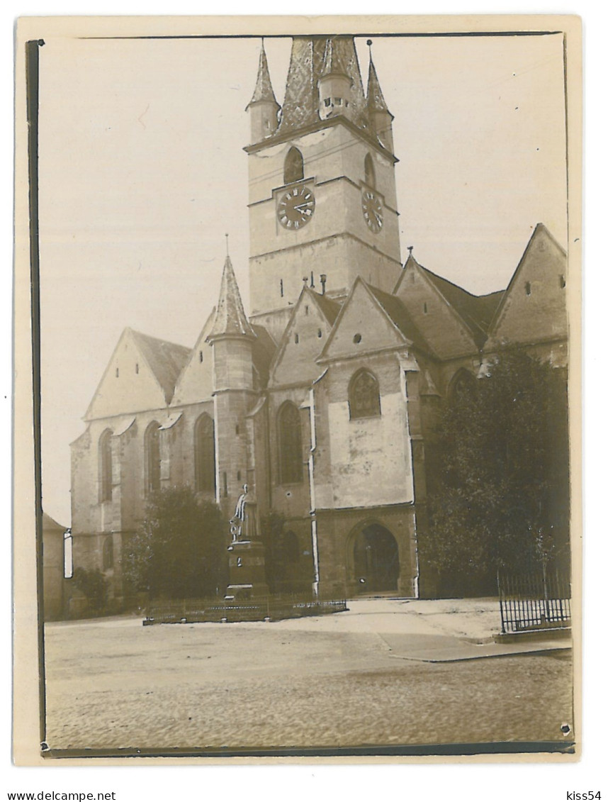 RO 94 - 13202 SIBIU, Romania, Church - Old Postcard, Real PHOTO - Unused - Roumanie
