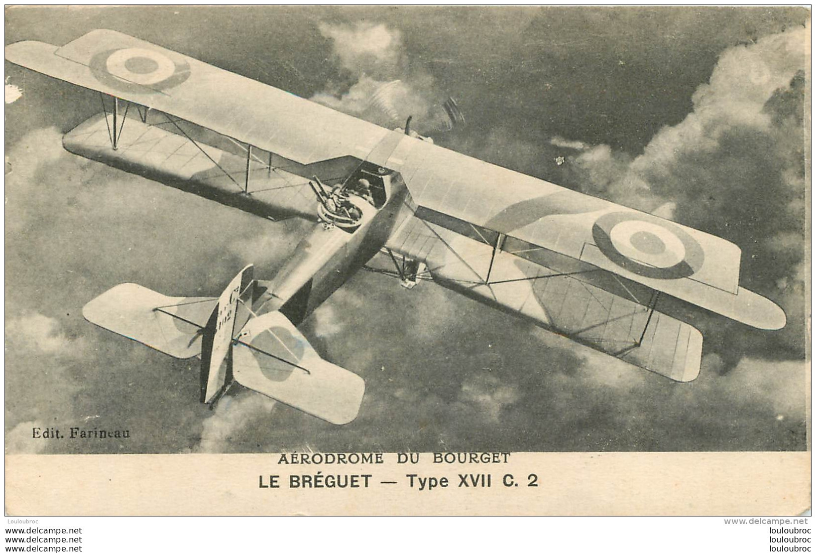 LE BREGUET TYPE XVII C. 2 AERODROME DU BOURGET - 1919-1938: Between Wars