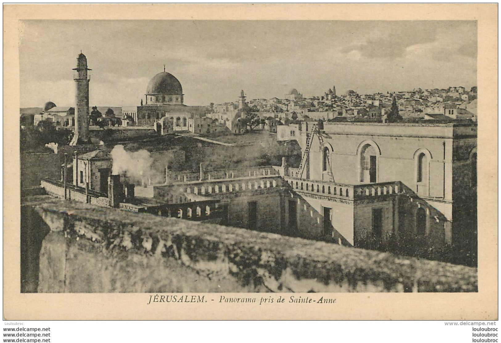 JERUSALEM  PANORAMA PRIS DE SAINTE ANNE - Israel